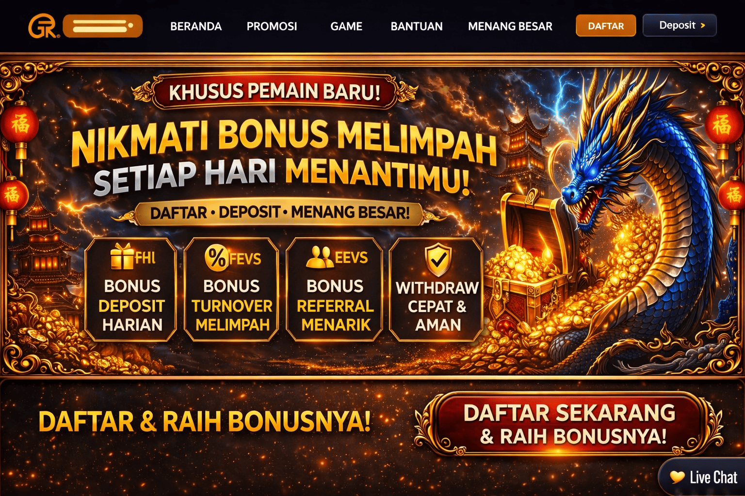 Slot RTP Tertinggi, Casino Live dan Togel Online
